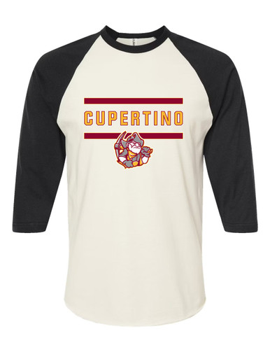 Cupertino Pioneers Mascot #4 Women's Baseball T-Shirt