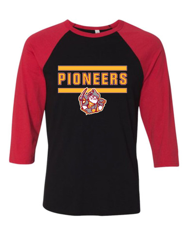 Cupertino Pioneers Mascot #5 Women's Baseball T-Shirt