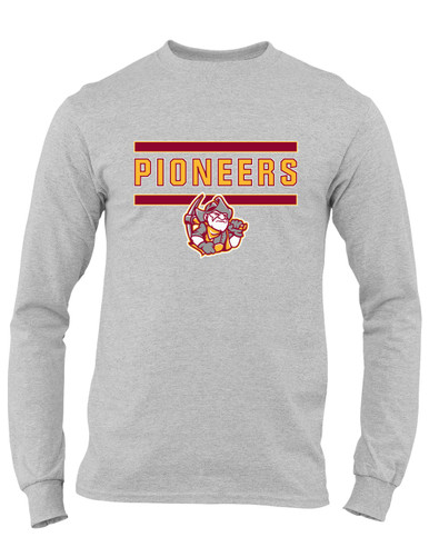 Cupertino Pioneers Mascot #5 Men's LS T-Shirt