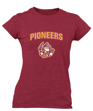 Cupertino Pioneers Mascot #6 Women's Premium SS T-Shirt