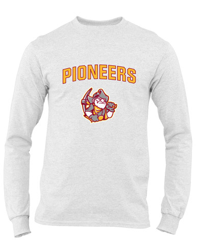 Cupertino Pioneers Mascot #6 Men's LS T-Shirt