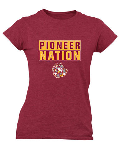 Cupertino Pioneers Nation #1 Women's SS T-Shirt