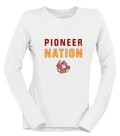 Cupertino Pioneers Nation #2 Women's Premium LS T-Shirt