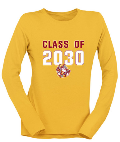 Cupertino Pioneers Class of 2030 Women's LS T-Shirt