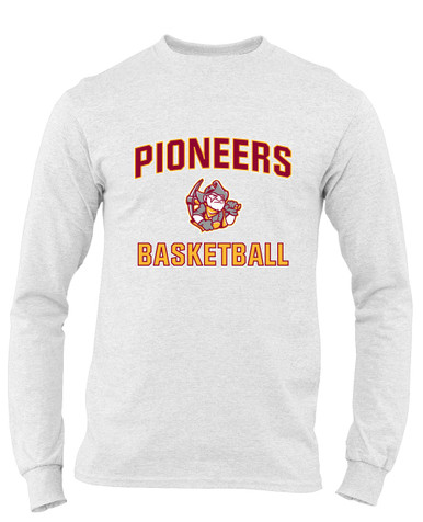 Cupertino Pioneers Basketball #1 Men's LS T-Shirt