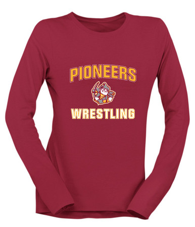 Cupertino Pioneers Wrestling Women's Premium LS T-Shirt