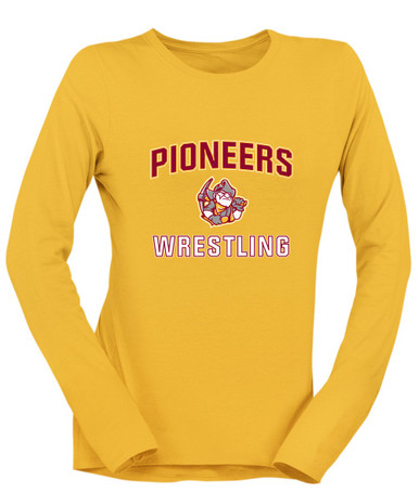 Cupertino Pioneers Wrestling Women's LS T-Shirt