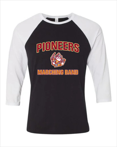 Cupertino Pioneers Marching Band Men's Baseball T-Shirt