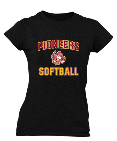 Cupertino Pioneers Softball #1 Women's Premium SS T-Shirt