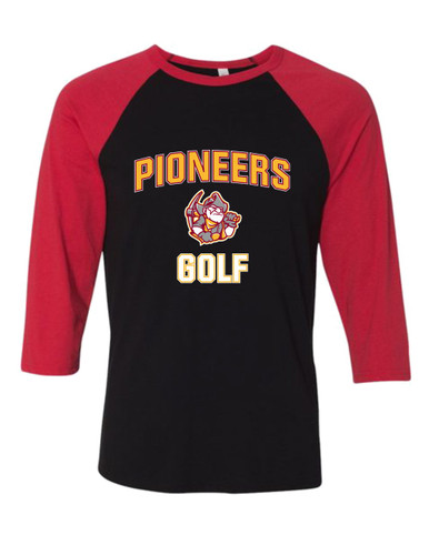 Cupertino Pioneers Golf Women's Baseball T-Shirt