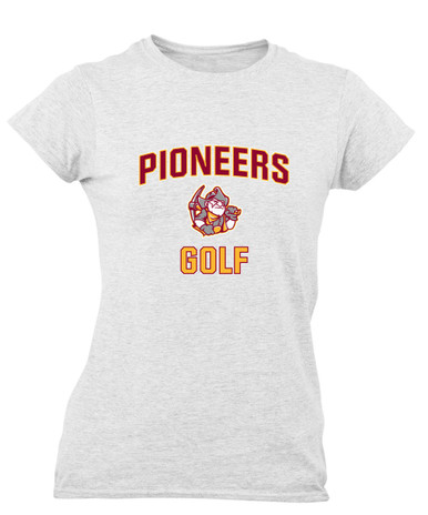 Cupertino Pioneers Golf Women's Premium SS T-Shirt