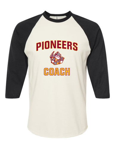 Cupertino Pioneers Coach Women's Baseball T-Shirt