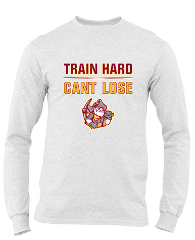 Cupertino Pioneers Train Hard, Can't Lose Men's Premium LS T-Shirt