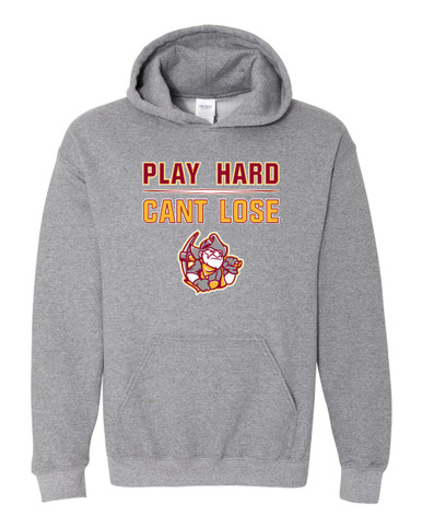 Cupertino Pioneers Play Hard, Can't Lose Men's Hoodie