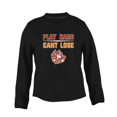 Cupertino Pioneers Play Hard, Can't Lose Women's Sweatshirt