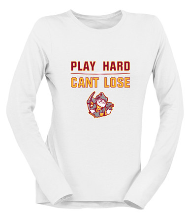 Cupertino Pioneers Play Hard, Can't Lose Women's Premium LS T-Shirt