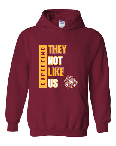 Cupertino Pioneers They Not Like Us #1 Men's Hoodie