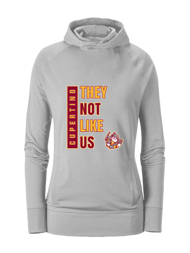 Cupertino Pioneers They Not Like Us #1 Women's Hoodie