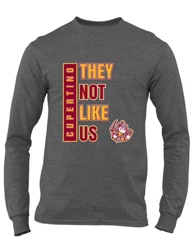 Cupertino Pioneers They Not Like Us #1 Men's Premium LS T-Shirt