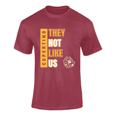 Cupertino Pioneers They Not Like Us #1 Men's Premium SS T-Shirt