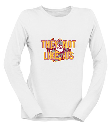Cupertino Pioneers They Not Like Us #2 Women's LS T-Shirt
