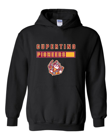 Cupertino Pioneers Mascot #7 Men's Hoodie