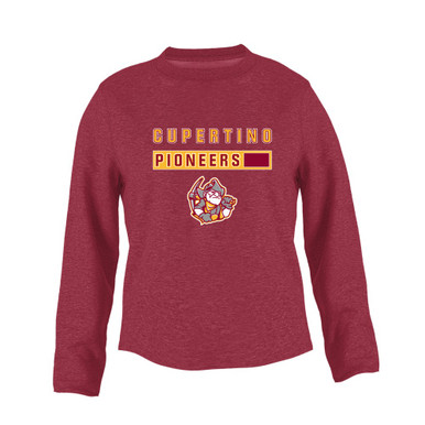 Cupertino Pioneers Mascot #7 Women's Sweatshirt