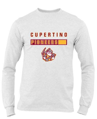 Cupertino Pioneers Mascot #7 Men's Premium LS T-Shirt