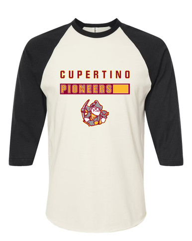 Cupertino Pioneers Mascot #7 Men's Baseball T-Shirt