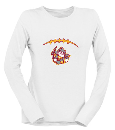 Cupertino Pioneers Football #2 Women's Premium LS T-Shirt