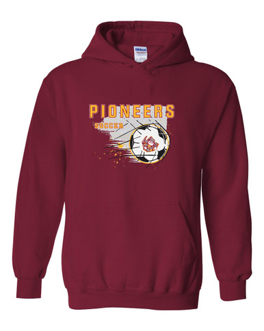 Cupertino Pioneers Soccer #2 Men's Hoodie