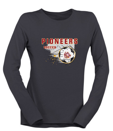 Cupertino Pioneers Soccer #2 Women's Premium LS T-Shirt