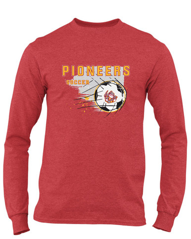 Cupertino Pioneers Soccer #2 Men's LS T-Shirt
