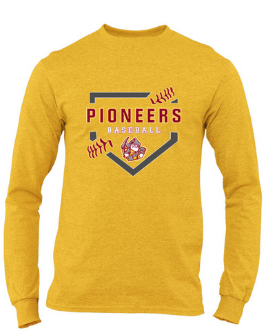 Cupertino Pioneers Baseball #2 Men's LS T-Shirt