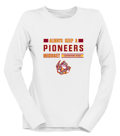 Cupertino Pioneers Mindset Women's Premium LS T-Shirt