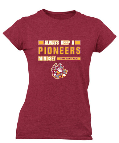 Cupertino Pioneers Mindset Women's SS T-Shirt