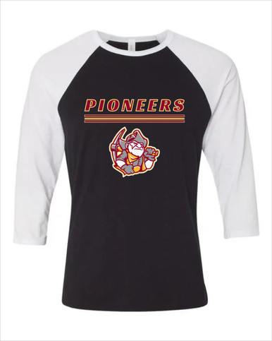 Cupertino Pioneers Mascot #8 Men's Baseball T-Shirt