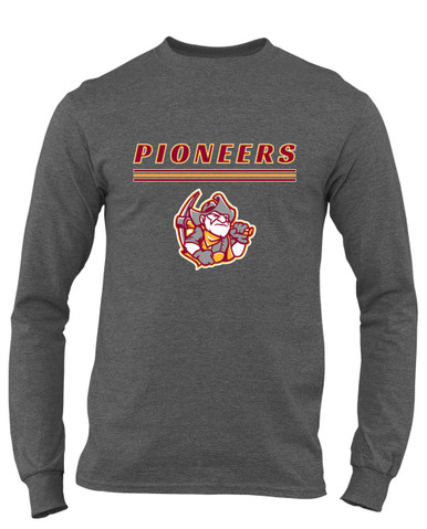 Cupertino Pioneers Mascot #8 Men's LS T-Shirt