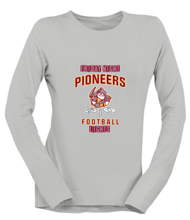 Cupertino Pioneers Football #6 Women's Premium LS T-Shirt