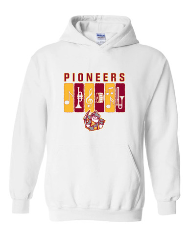 Cupertino Pioneers Band # 2 Men's Hoodie