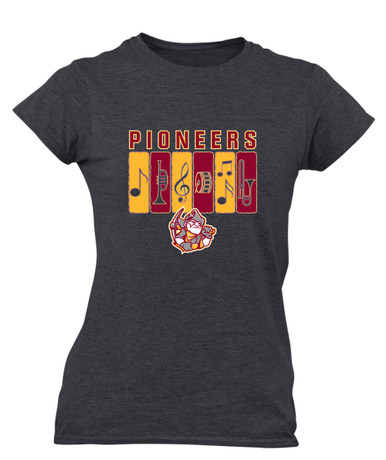 Cupertino Pioneers Band # 2 Women's Premium SS T-Shirt