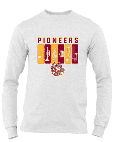 Cupertino Pioneers Band # 2 Men's LS T-Shirt