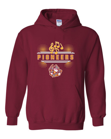 Cupertino Pioneers Band # 3 Men's Hoodie
