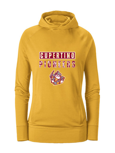 Cupertino Pioneers Mascot #9 Women's Hoodie