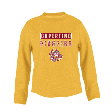 Cupertino Pioneers Mascot #9 Women's Sweatshirt