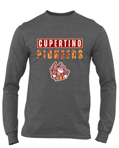 Cupertino Pioneers Mascot #9 Men's Premium LS T-Shirt