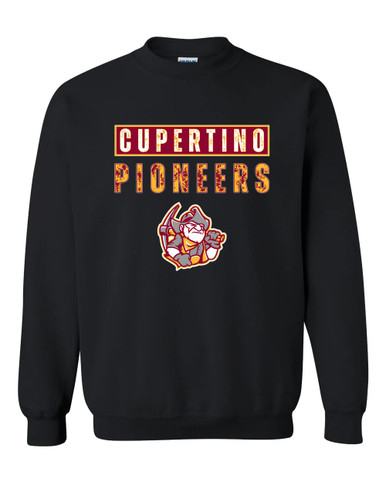 Cupertino Pioneers Mascot #9 Men's Sweatshirt