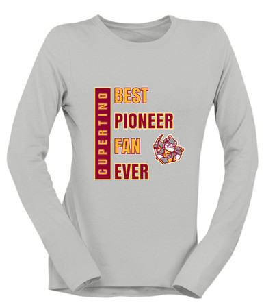 Cupertino Pioneers Best Pioneer Fan Women's Premium LS T-Shirt