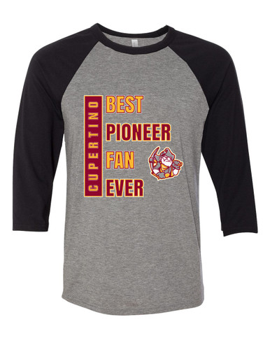 Cupertino Pioneers Best Pioneer Fan Women's Baseball T-Shirt