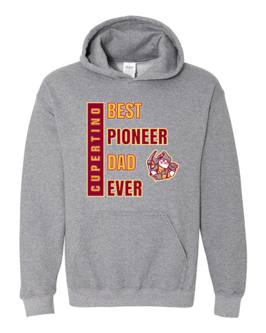 Cupertino Pioneers Best Pioneer Dad Men's Hoodie